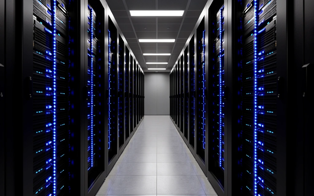 Digital infrastructure representing market intelligence